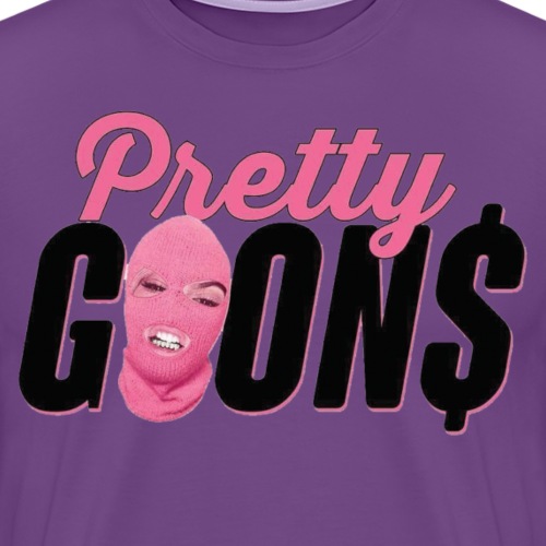 Pink and black logo - Men's Premium T-Shirt