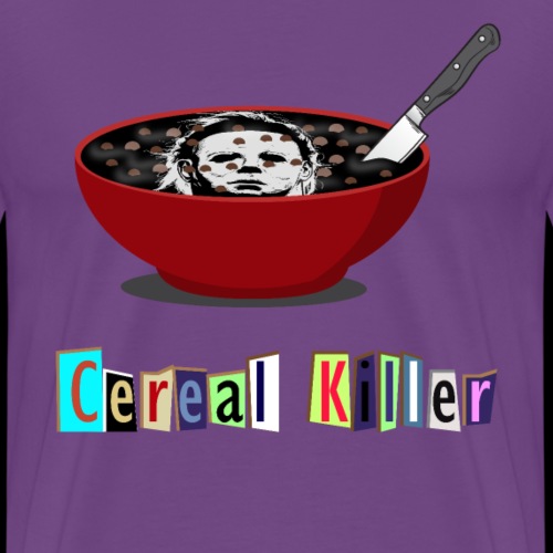 Cereal Killer | Funny Halloween Horror - Men's Premium T-Shirt