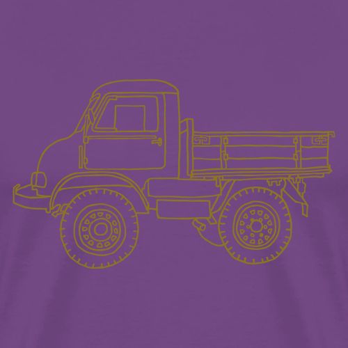 Off-road truck, transporter - Men's Premium T-Shirt