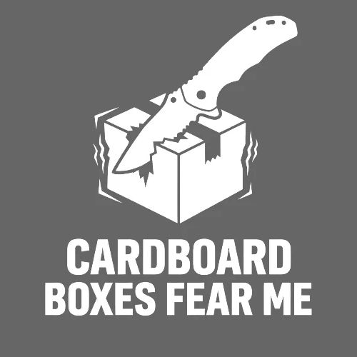 Cardboard Boxes Fear Me - Funny EDC & Warehouse - Men's Premium T-Shirt