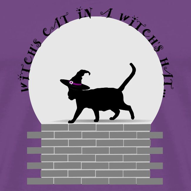 Witch's Cat In A Witch's Hat