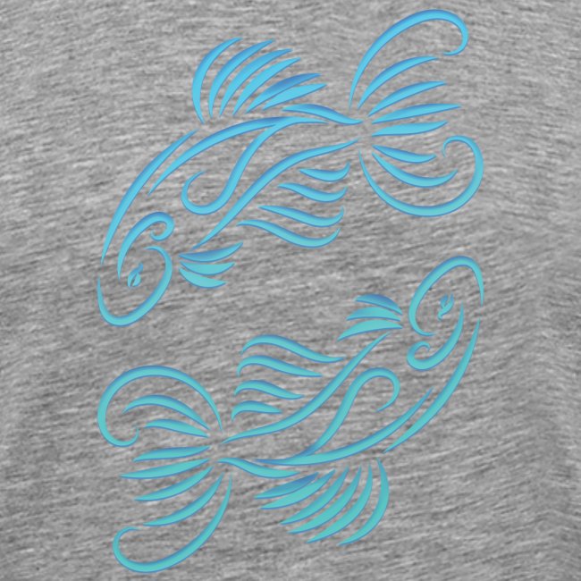 Pisces Zodiac Fish Water Sign Blue Green