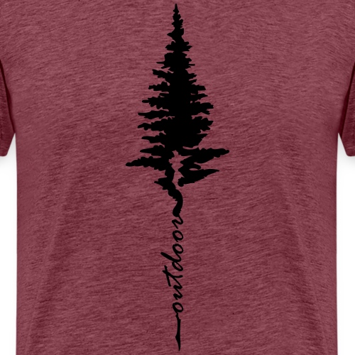 Outdoor Hiking Nature Forest Camping - Men's Premium T-Shirt
