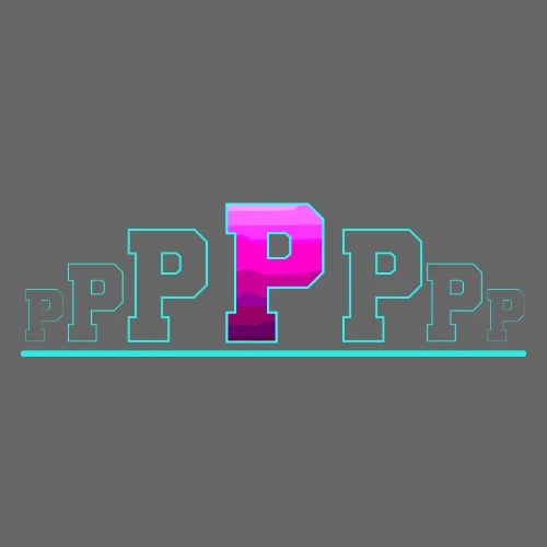 Letter P – Capital Varsity Alphabet Monogram - Men's Premium T-Shirt