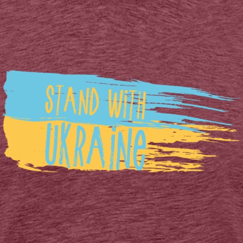I Stand With Ukraine - Men's Premium T-Shirt