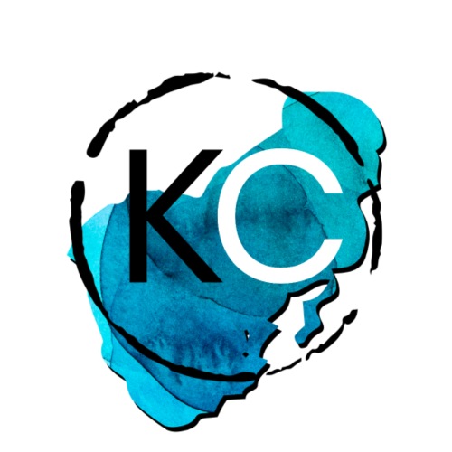 KC Circle Blue Gradient - Men's Premium T-Shirt