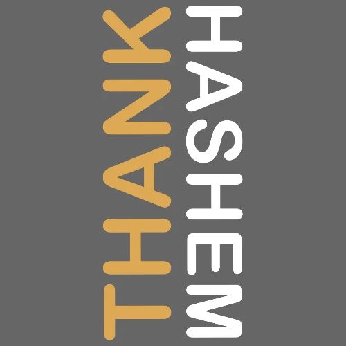 Thank HaShem – Vertical - Men's Premium T-Shirt