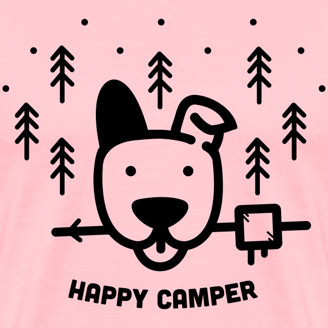 Happy Camping Dog
