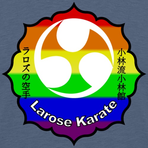 Larose Karate Rainbow Logo