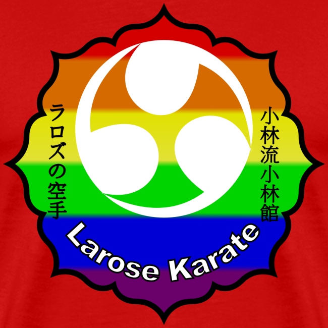 Larose Karate Rainbow Logo