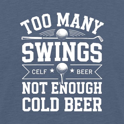 Funny Golf Unisex T-Shirt | Premium Cotton | 2025 - Men's Premium T-Shirt