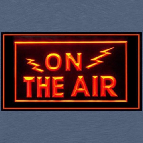 On the Air Neon Radio Sign - Men's Premium T-Shirt