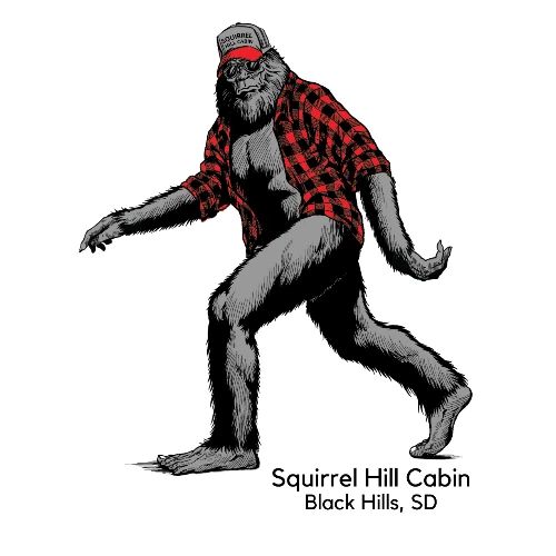 Squirrel Hill Cabin Bigfoot - Men's Premium T-Shirt