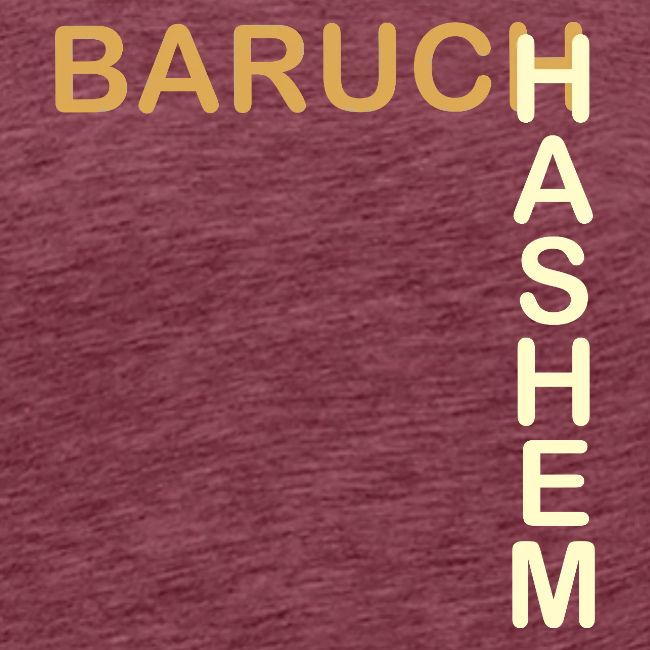 Baruch HaShem – L-Layout Typography
