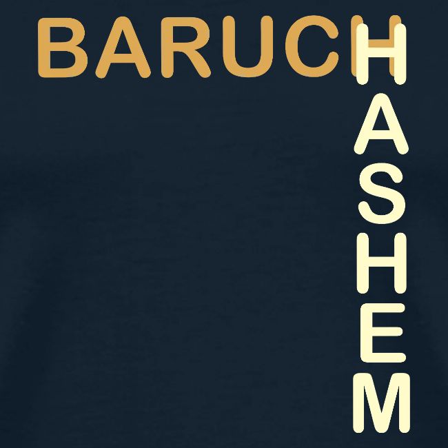 Baruch HaShem – L-Layout Typography