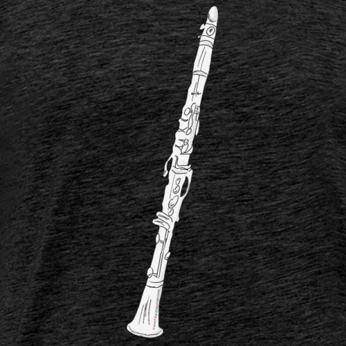 Clarinet · white, filled, rotate - Men's Premium T-Shirt