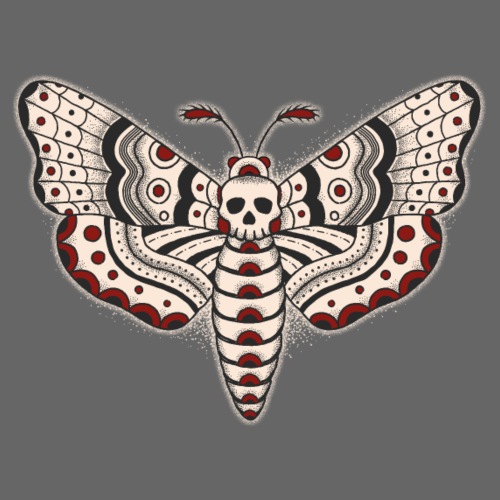 Death Head Moth Dark - Men's Premium T-Shirt