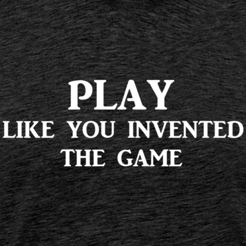 play like game wht - Men's Premium T-Shirt