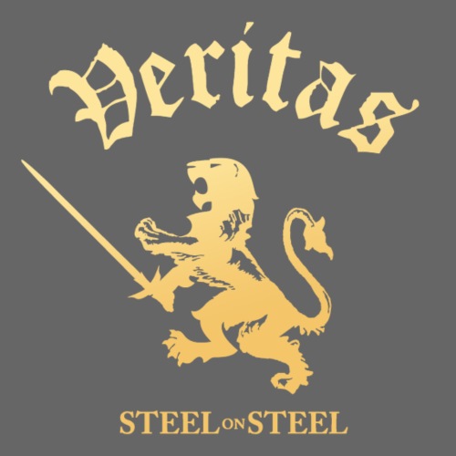 Gold Lion Veritas Logo - Men's Premium T-Shirt