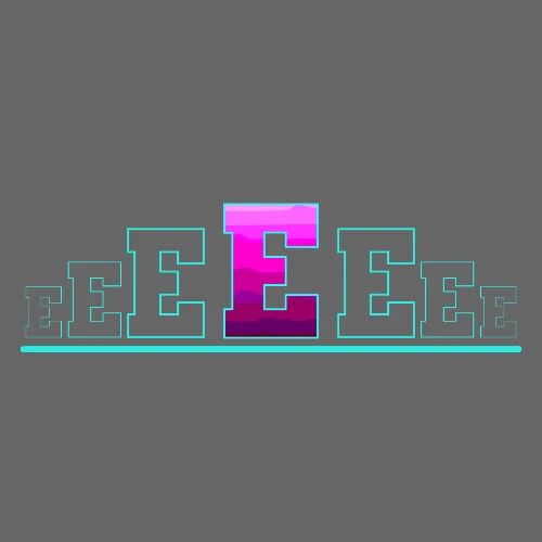 Letter E – Capital Varsity Alphabet Monogram - Men's Premium T-Shirt