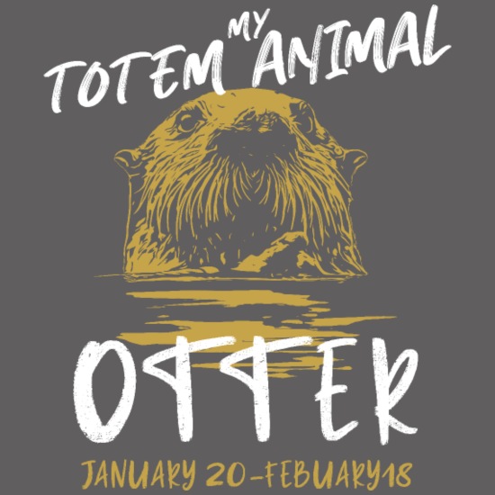 My totem animal is the otter, otter spirit animal' Men's Premium T-Shirt |  Spreadshirt