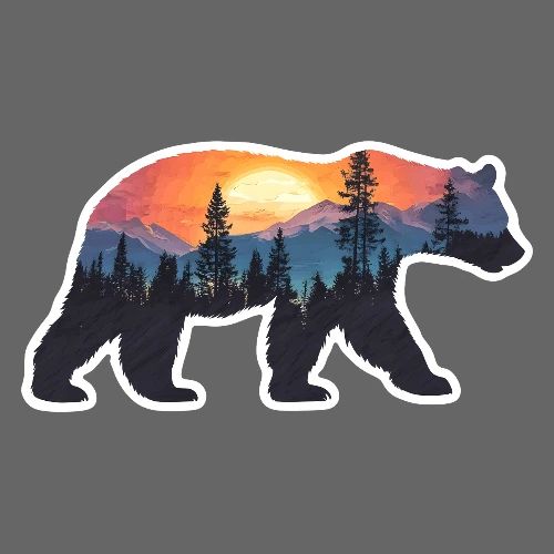 Mountain Spirit Bear - Men's Premium T-Shirt