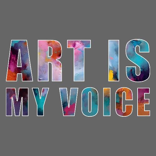 Art Is My Voice - Men's Premium T-Shirt