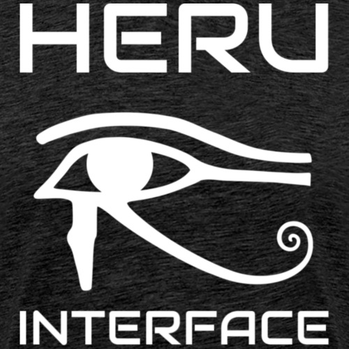 Heru Interface Eye white - Men's Premium T-Shirt