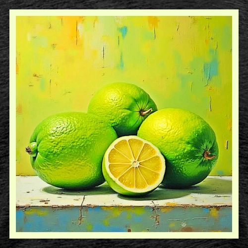 Limes' Bright Summer Pop Design - Men's Premium T-Shirt