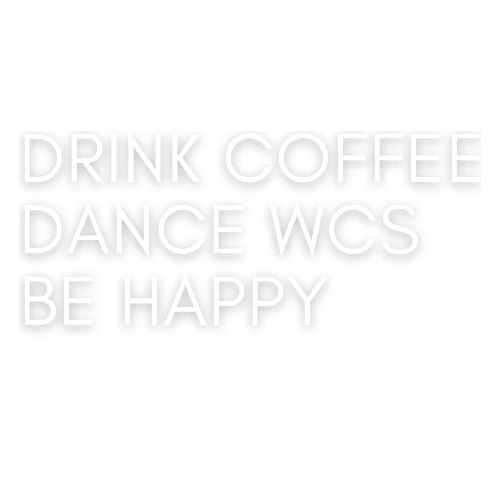 Drink coffee, Dance WCS - Men's Premium T-Shirt