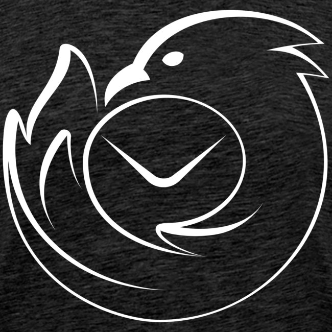Thunderbird Logo Outline