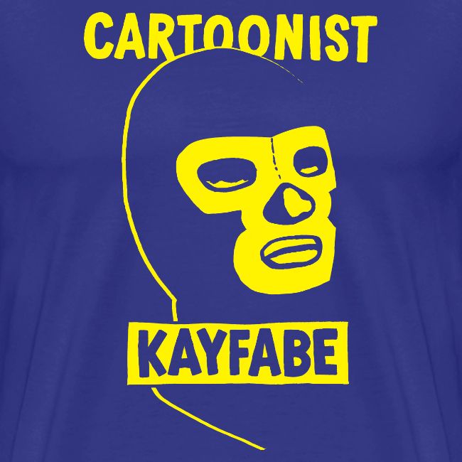 Cartoonist Kayfabe Wrestling Mask