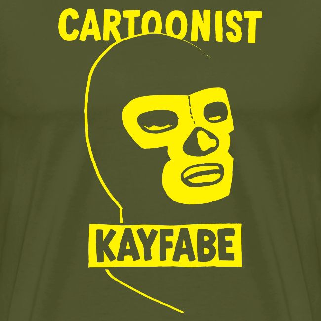 Cartoonist Kayfabe Wrestling Mask