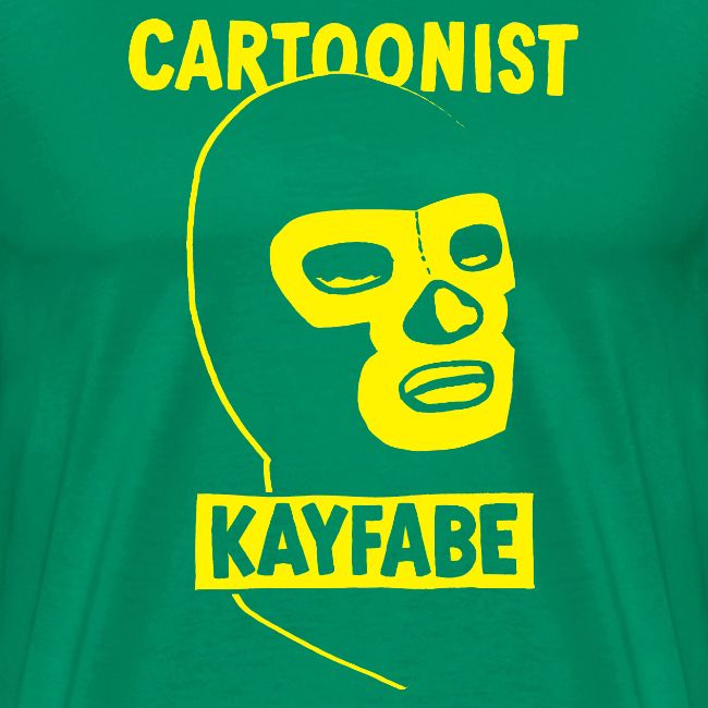 Cartoonist Kayfabe Wrestling Mask