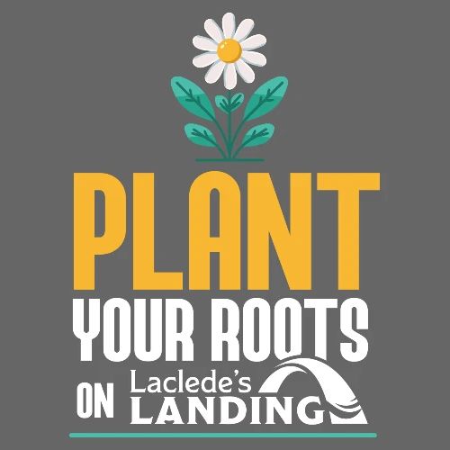 Plant Your Roots on Laclede's Landing - Dark - Men's Premium T-Shirt