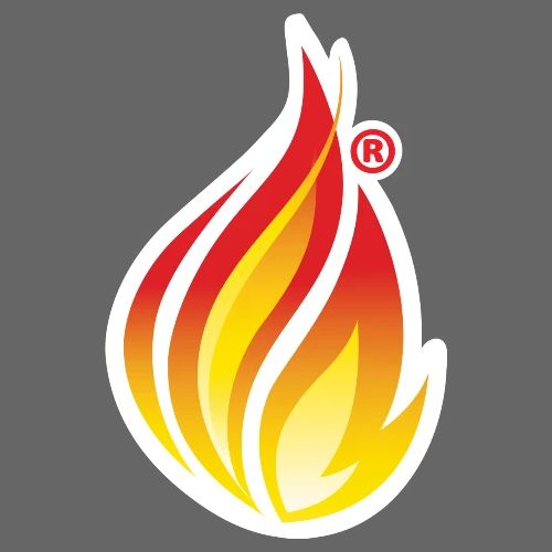HL7 FHIR Flame graphic with white background - Men's Premium T-Shirt