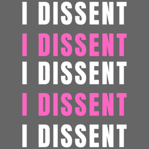 I Dissent (White) - Men's Premium T-Shirt
