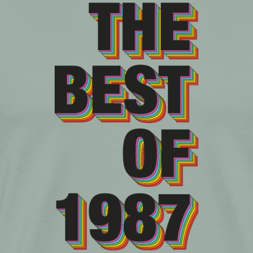 The Best Of 1987 - Men's Premium T-Shirt