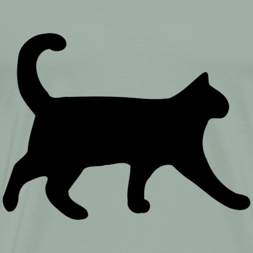 cat silhouette - Men's Premium T-Shirt