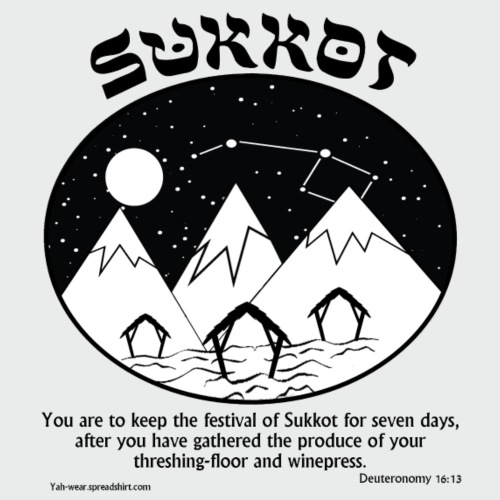 Sukkot Deuteronomy 16:13 - Men's Premium T-Shirt