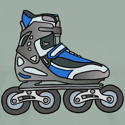 Inline skates, roller blades - Men's Premium T-Shirt