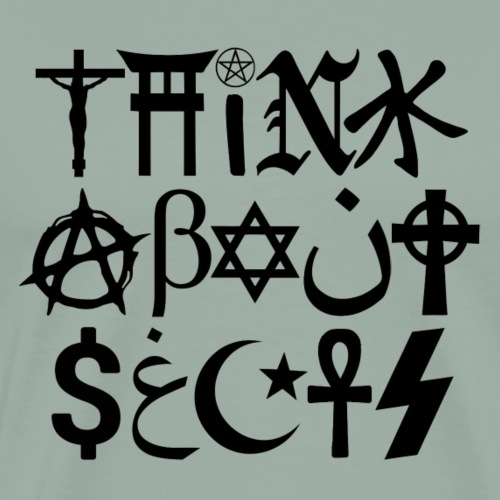Think About Sects - Men's Premium T-Shirt
