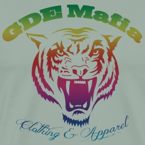 Bengal Tiger RAINBOW - GDE Mafia Clothing & Appare - Men's Premium T-Shirt