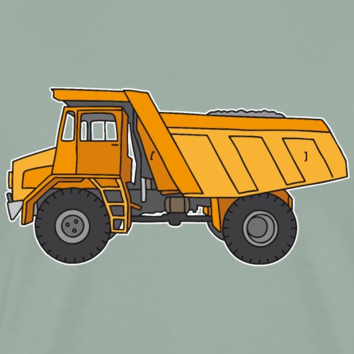 Dump truck or semitrailer - Men's Premium T-Shirt