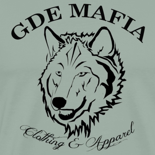 Wolf HEAD - GDE Mafia - Men's Premium T-Shirt