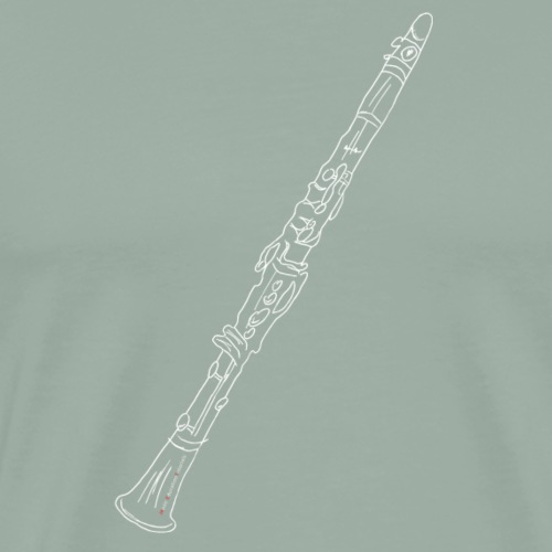 Clarinet · white rotate - Men's Premium T-Shirt