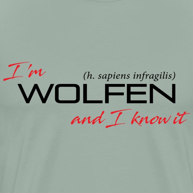 Front/Back: Wolfen Attitude on Light- Adapt or Die