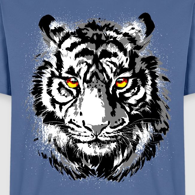 Tiger Head - Tiger Artwork - Wildlife Big Cats