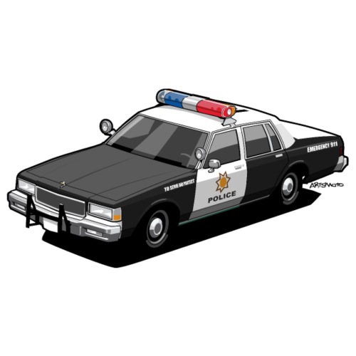 Caprice Classic Police Car - Men's Premium T-Shirt