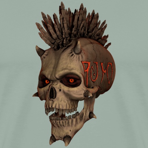 Infernal Punks ESO Skull - Men's Premium T-Shirt